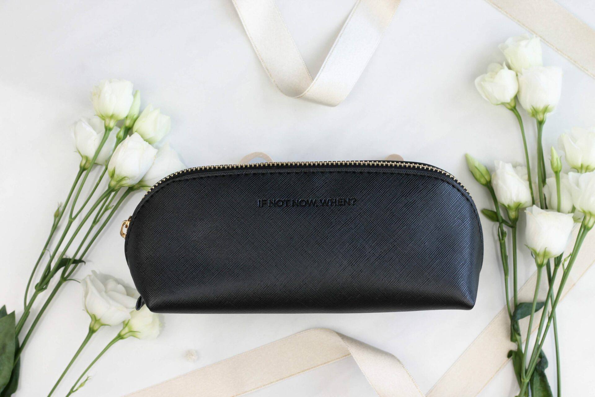Pencil case - If not now, when? (black color)