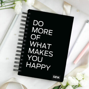 Bullet Journal / Dotted Notebook hard cover spiral binding - Do more