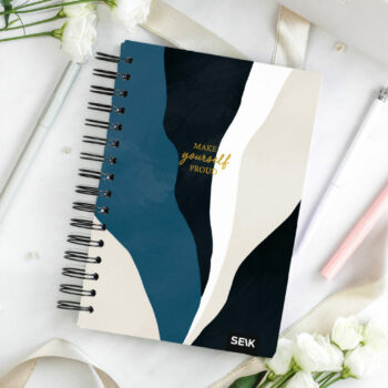 Happy Calendar planner spiral binding - make yourself proud 2026