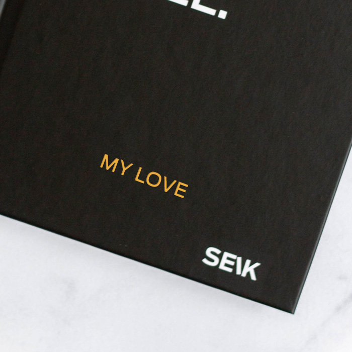 Foil on the cover