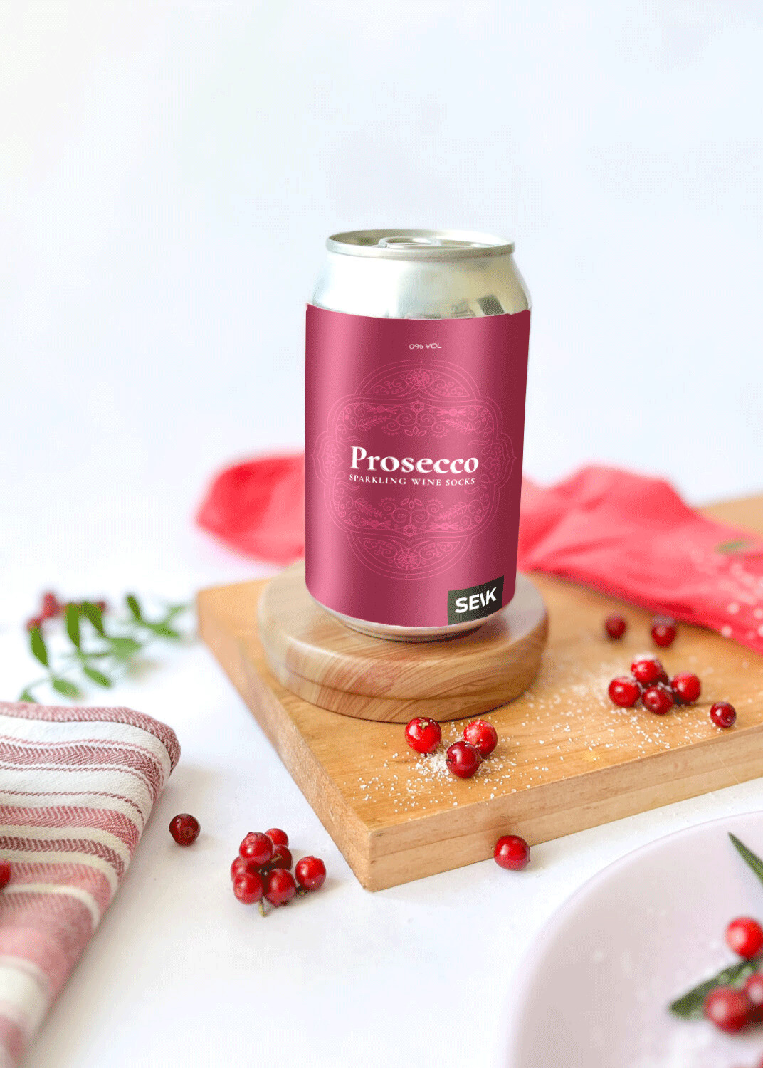 Prosecco Sparkling Wine Socks women size 35-40