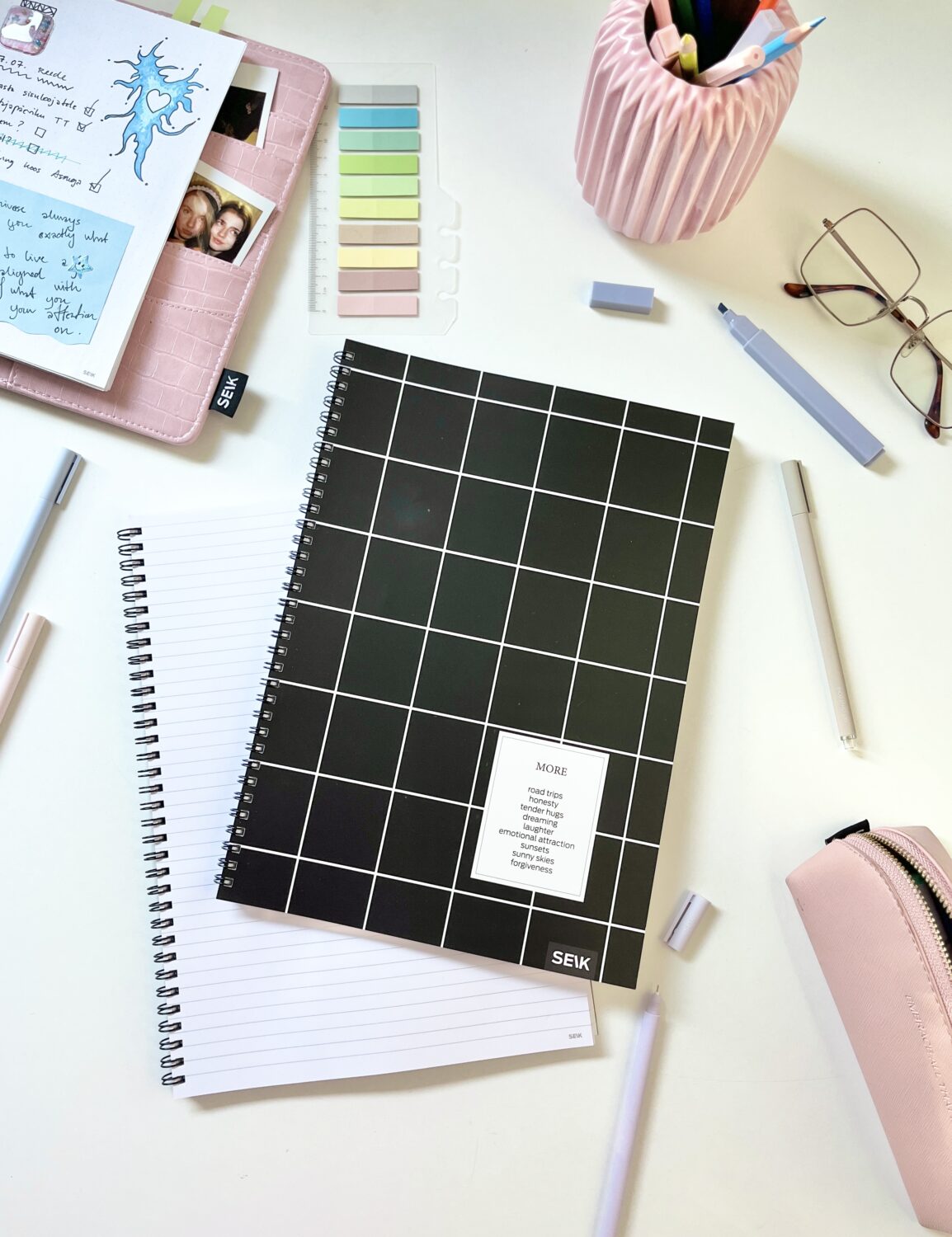 A4 Notebook with spiral binding  - more