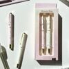 Blossom Pens - Beige (black) & Pink (Blue) - 2 pcs