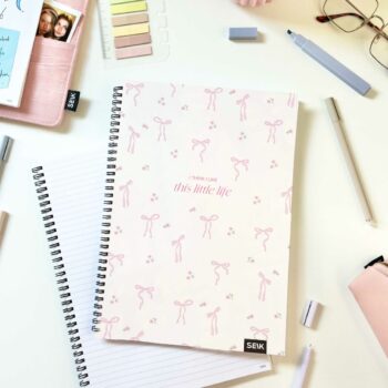 A4 Notebook with spiral binding  - I think I like this little life