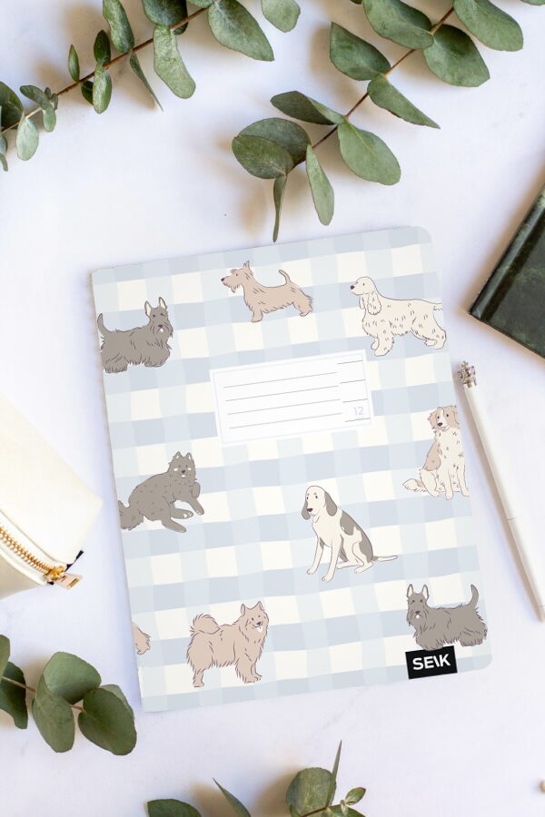 Lined notebook (12 sheets) - dogs