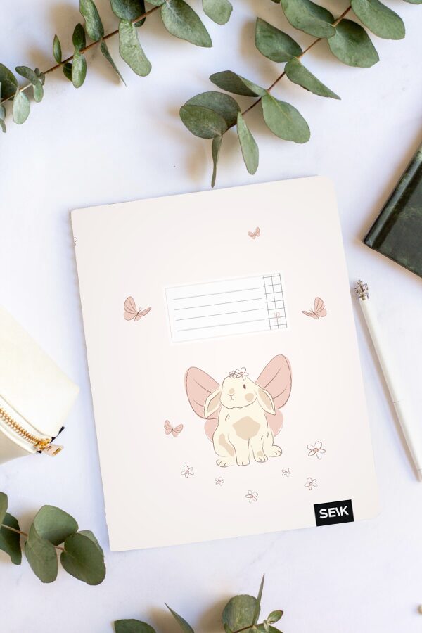 Squared notebook (12 sheets) - small bunny
