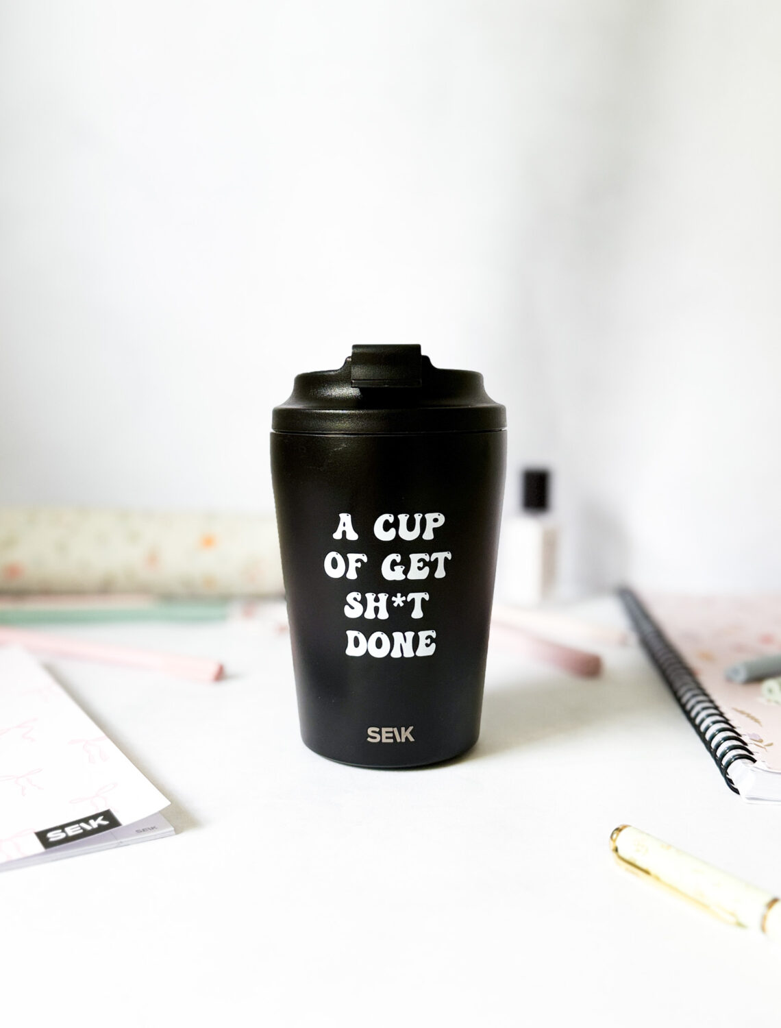 Coffee thermos mug - get sh*t done (350ml)
