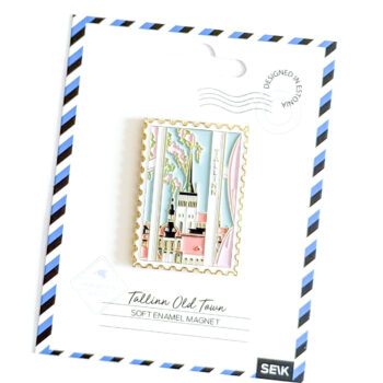 Soft enamel magnet - Tallinn Old Town