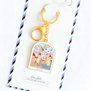 Soft enamel keychain - Viru Gate