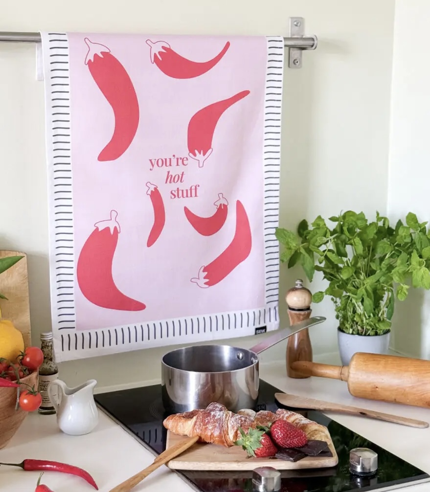 tea towel - You’re hot stuff