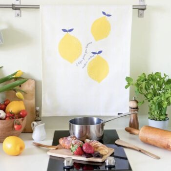 tea towel - lemons
