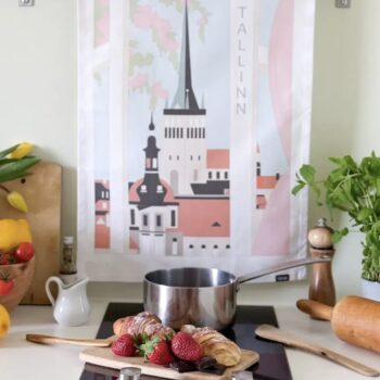 tea towel - view over tallinn